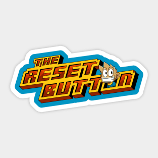 The Reset Button Logo Shirt Sticker